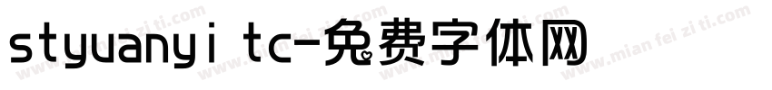 styuanyi tc字体转换
